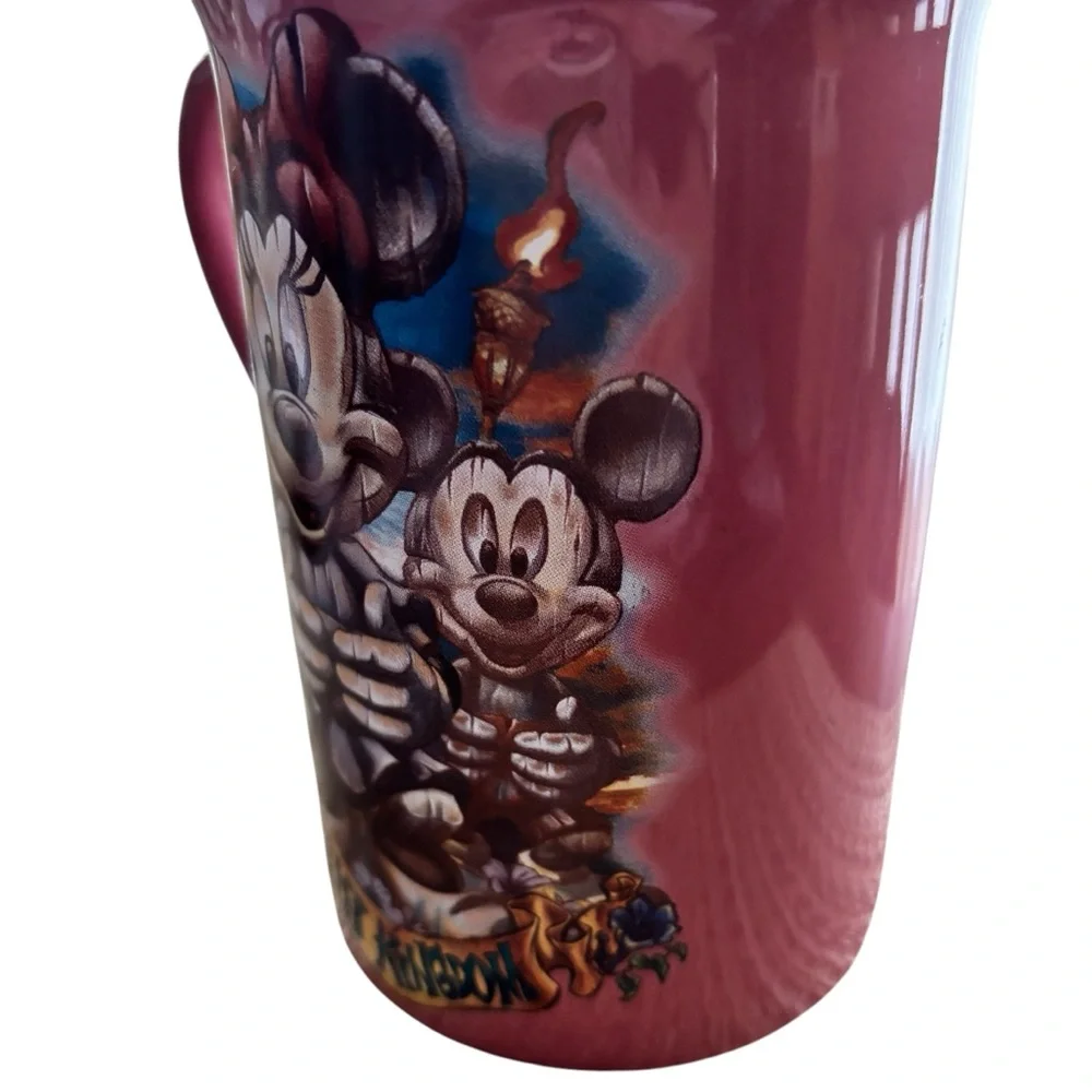 Disney Store Tiki Kingdom Mug Minnie, Mickey & Daisy‎
